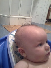 Another bath time faux hawk
